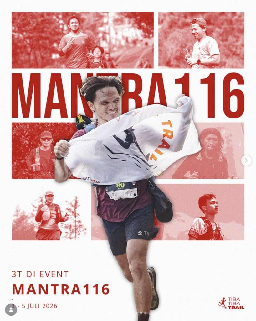 3T di event MANTRA116 · 3–5 Juli 2026. Lari bareng, party bareng!