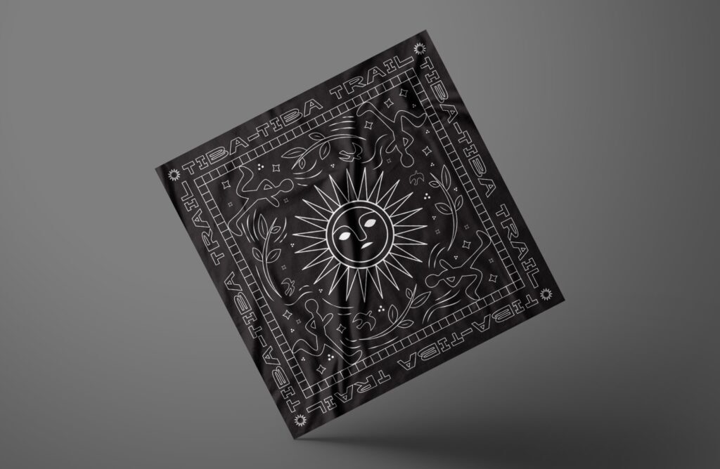 Bandana Tiba-Tiba Trail — Black Edition
