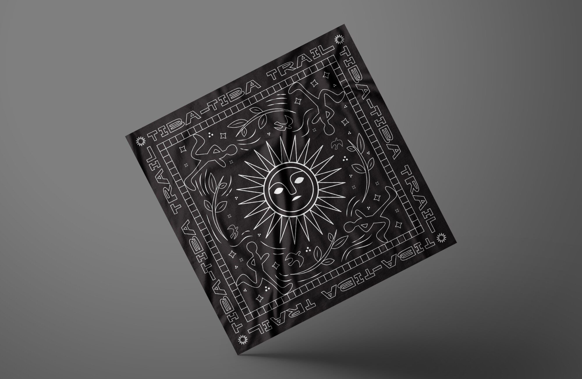 Bandana Tiba-Tiba Trail — Black Edition
