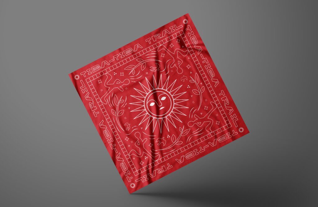 Bandana Tiba-Tiba Trail — Red Edition