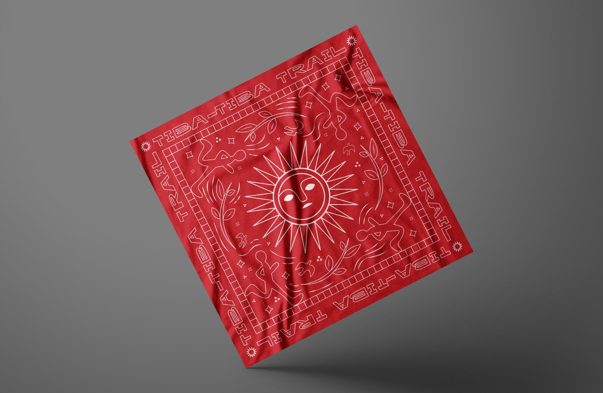 Bandana Tiba-Tiba Trail — Red Edition